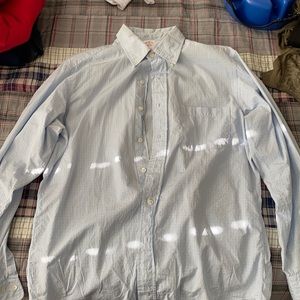 Brooks Brothers White Plaid Button Down Shirt (1)